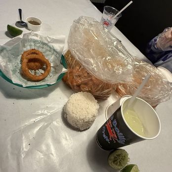 The Boiling Crab - Steamed rice, Cajun-marinated shrimp, baby potatoes, corn, and a lemon juice . - Cajun/Creole Near Me - Burbank, California The Boiling Crab - Steamed rice, Cajun-marinated shrimp, baby potatoes, corn, and a lemon juice . - Cajun/Creole Near Me - Burbank, California