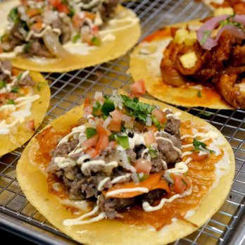 SeoulChild - Beef bulgogi tacos and pork bulgogi tacos. - Korean Near Me - Toronto, Ontario SeoulChild - Beef bulgogi tacos and pork bulgogi tacos. - Korean Near Me - Toronto, Ontario