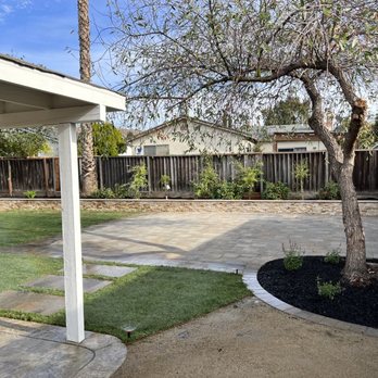 Vision LC Inc - a backyard with a patio and a tree - Landscaping Near Me - San Jose, California Vision LC Inc - a backyard with a patio and a tree - Landscaping Near Me - San Jose, California