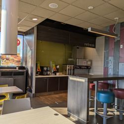 McDonald's - Floor needs sweeping at McDonald's, Salisbury