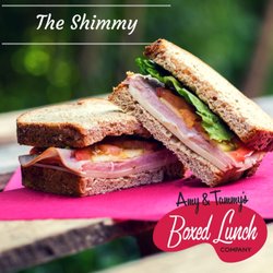 Amy & Tammy's Boxed Lunch Company - The Shimmy is made with ham and Swiss. Simple. Delicious.
