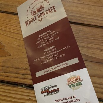 Whole Hog Cafe - Barbeque Near Me - Medford, New Jersey Whole Hog Cafe - Barbeque Near Me - Medford, New Jersey