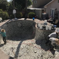 Conejo Pool & Spa - Quick & Clean removal of old plaster..