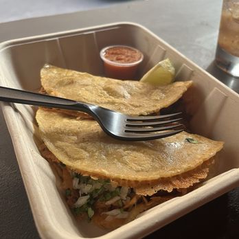 Las Perlas - Tacos ( beef) corn tortilla - Lounges Near Me - Los Angeles, California