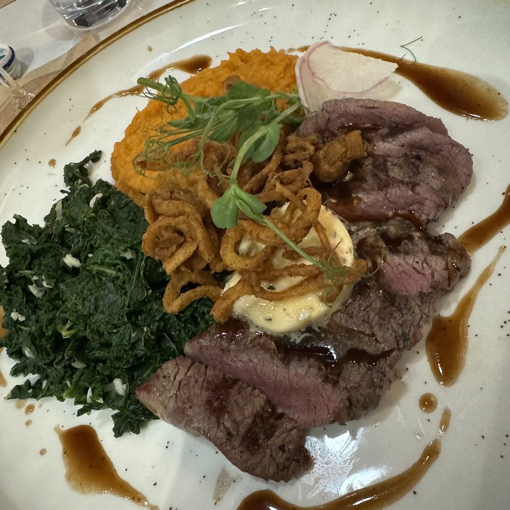 The Huntsman - Antelope with duck fat sweet potatoes - New American Near Me - Tallahassee, Florida The Huntsman - Antelope with duck fat sweet potatoes - New American Near Me - Tallahassee, Florida
