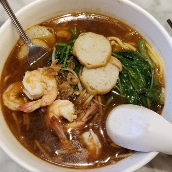 Kookoo Chicken - Prawn Mee missing the egg. =( - Malaysian Near Me - Brooklyn, New York Kookoo Chicken - Prawn Mee missing the egg. =( - Malaysian Near Me - Brooklyn, New York