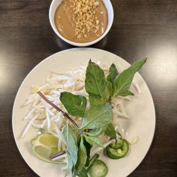 Brothers Bistro - Peanut sauce and add ons for the pho - Vietnamese Near Me - Springfield, Virginia Brothers Bistro - Peanut sauce and add ons for the pho - Vietnamese Near Me - Springfield, Virginia