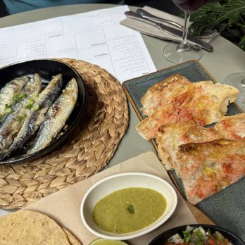 Cuines Santa Caterina - Sardines and Tomato Bread - Mediterranean Near Me - Barcelona, B Cuines Santa Caterina - Sardines and Tomato Bread - Mediterranean Near Me - Barcelona, B
