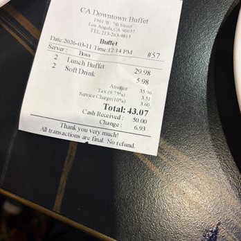 CA Downtown Buffet - Buffets Near Me - Los Angeles, California