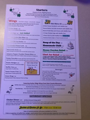 Menu photo 6 Between the Greens Saukville, WI