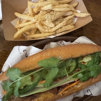 C’Tea Boba & Sandwiches - Combination Sandwich & Garlic Parmesan French Fries - Vietnamese Near Me - Katy, Texas C’Tea Boba & Sandwiches - Combination Sandwich & Garlic Parmesan French Fries - Vietnamese Near Me - Katy, Texas