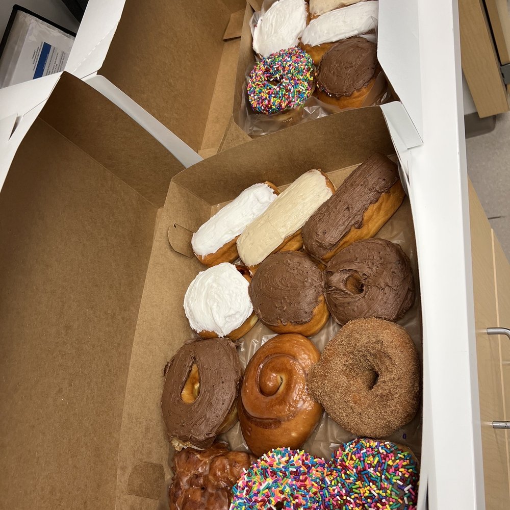 The Original Goodie Shop - 1.5 dozen donuts for one group of coworkers and the other 1.5 dozen for another group (not pictured) - Bakeries Near Me - Upper Arlington, Ohio