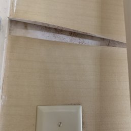 Mold coming through the wallpaper Mold coming through the wallpaper