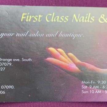 First Class Nails & Spa - Waxing Near Me - South Orange, New Jersey