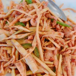 Bamboo and pork Bamboo and pork