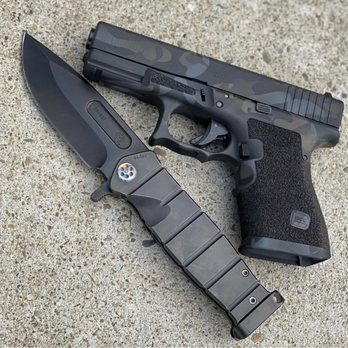 Laser Blade Engraving - Stippling with an enhanced top finger groove, double undercut and Index Ramps - Engraving Near Me Laser Blade Engraving - Stippling with an enhanced top finger groove, double undercut and Index Ramps - Engraving Near Me