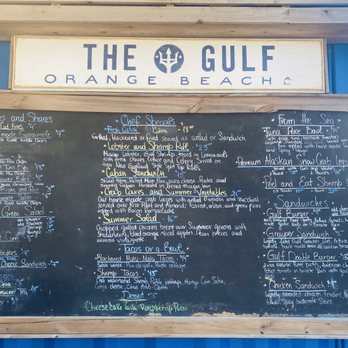The Gulf - The Gulf Menu - Burgers Near Me - Orange Beach, Alabama