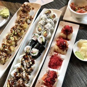 Sushi Rock - Their five classic sushi rolls - Sushi Bars Near Me - Arlington, Virginia