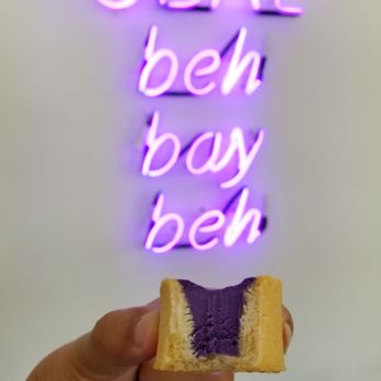 UBAE - Inside of the cookie crust is a delicious purple ube cheesecake! - Desserts Near Me - Honolulu, Hawaii UBAE - Inside of the cookie crust is a delicious purple ube cheesecake! - Desserts Near Me - Honolulu, Hawaii