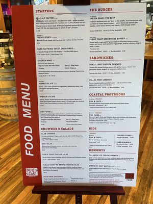 Menu photo 5 Public Coast Brewing Cannon Beach, OR Menu photo 5 Public Coast Brewing Cannon Beach, OR