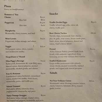 Olohana Brewpub By Kalihi Beer - Menu 12.2025 - Brewpubs Near Me - Honolulu, Hawaii