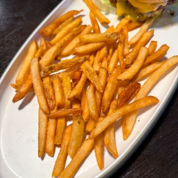 Dave & Buster's Austin - Fries with the All-American smashed burger - American Near Me - Austin, Texas Dave & Buster's Austin - Fries with the All-American smashed burger - American Near Me - Austin, Texas