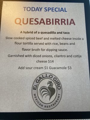 Menu photo 8 El Gallo Giro Garden City, ID Menu photo 8 El Gallo Giro Garden City, ID