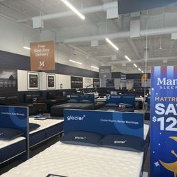 Tons of mattresses. Tons of mattresses.