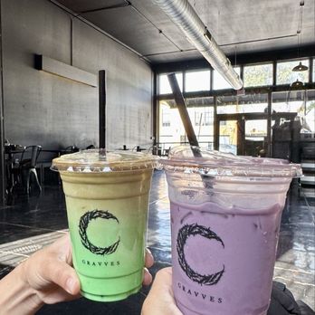 Gravves Coffee - Forest & elixir latte - Food Trucks Near Me - San Antonio, Texas
