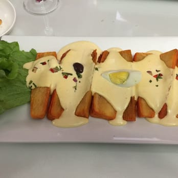 Olibar Peruvian Cuisine - Yuca la huancaina - Peruvian Near Me - New Rochelle, New York Olibar Peruvian Cuisine - Yuca la huancaina - Peruvian Near Me - New Rochelle, New York