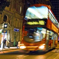 Night Buses - All a bit of a blurr