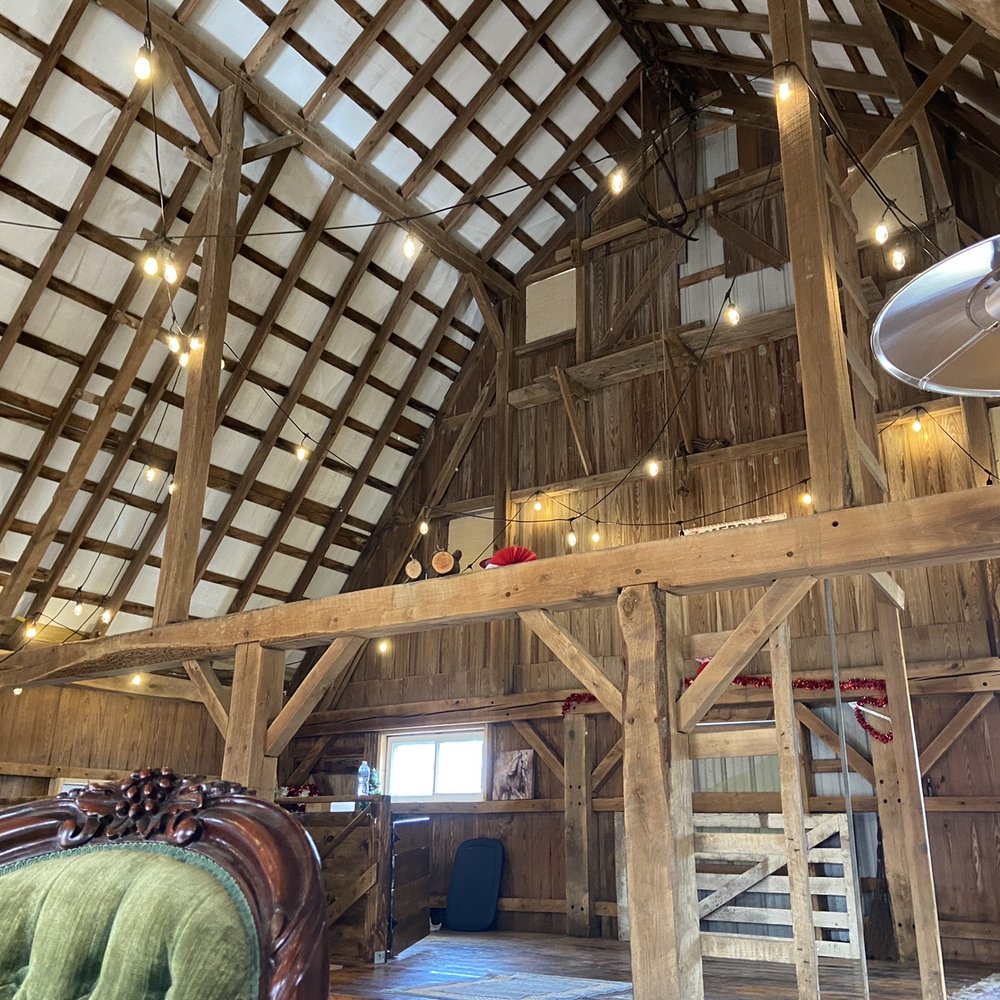 Inside the barn loft Inside the barn loft