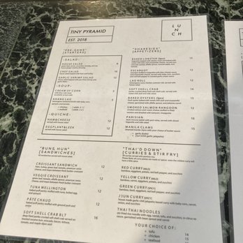 Tiny Pyramid - Menu 4/2022 - Cafes Near Me - Honolulu, Hawaii Tiny Pyramid - Menu 4/2022 - Cafes Near Me - Honolulu, Hawaii