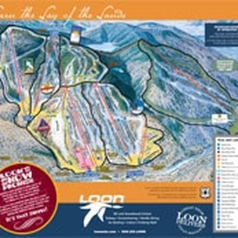 Loon Mountain Resort - Mountain Map - Ski Resorts Near Me - Lincoln, New Hampshire
