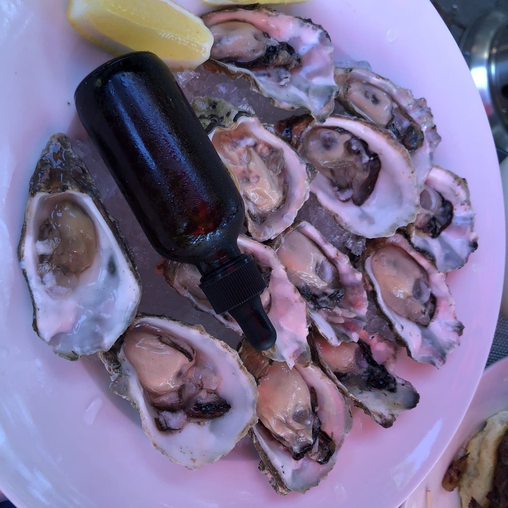 Fresh Wildcat Cove oysters