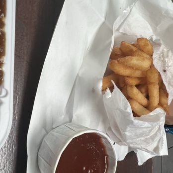 Penny's Drive In - Hot saltiness French fries , with Penny's  In house hot catsup. Real deal fries!!! - Hawaiian Near Me - Honolulu, Hawaii