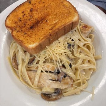 NORMS Restaurant - GARLIC MUSHROOM CHICKEN ALFREDO - Diners Near Me - Orange, California