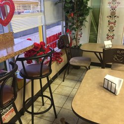 Europol Deli & Gifts - Sitting area for those who want to dine in