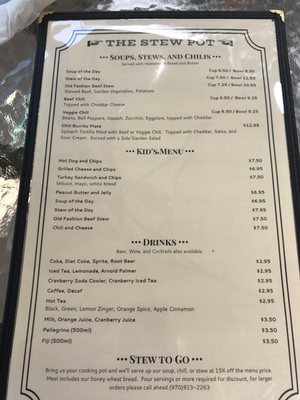 Menu photo 6 The Stew Pot Snowmass Village, CO Menu photo 6 The Stew Pot Snowmass Village, CO