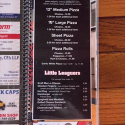 Coach's Corner - New Menu 8/17/22