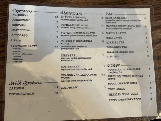 Menu photo 7 August Sage Cafe Columbia, TN