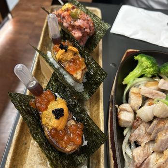 KChickin - Otoro hand roll Foie Gras hand roll - Japanese Near Me - Boston, Massachusetts