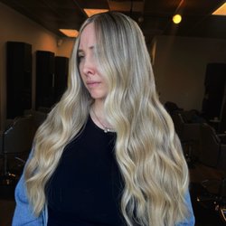 Blonde highlights by Lori