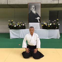 Masaru Yamada at The12th International Aikido Federation Congress in Takasaki Japan