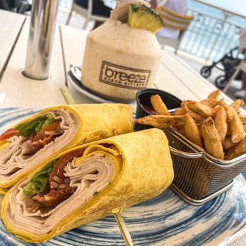 Breeze Ocean Kitchen - Turkey Wrap - New American Near Me - Manalapan, Florida Breeze Ocean Kitchen - Turkey Wrap - New American Near Me - Manalapan, Florida