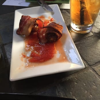 Dada - Bacon wrapped dates with goat cheese to start! - New American Near Me - Delray Beach, Florida Dada - Bacon wrapped dates with goat cheese to start! - New American Near Me - Delray Beach, Florida