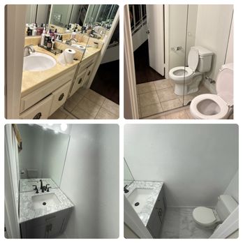 Handy Services - small bathroom remodel - Handyman Near Me