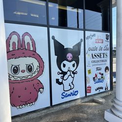 Pain in the Assets Collectibles - Outside Window Displays