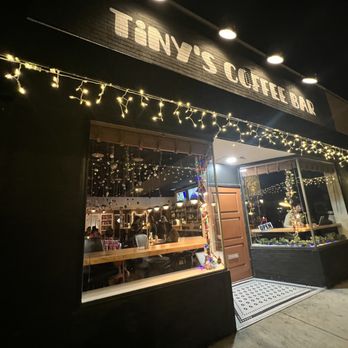 Tinys Coffee Bar - Cozy holiday ambiance at Tiny's - Coffee & Tea Near Me - Gary, Indiana