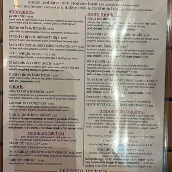 The Monica - Menu 3/23 - Breakfast & Brunch Near Me - Tucson, Arizona The Monica - Menu 3/23 - Breakfast & Brunch Near Me - Tucson, Arizona